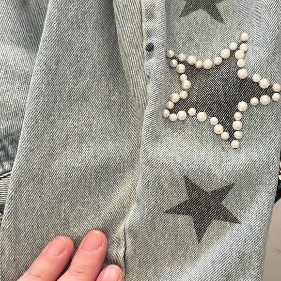 B 18    Pearl Denim Jacket - Picture 6 of 8